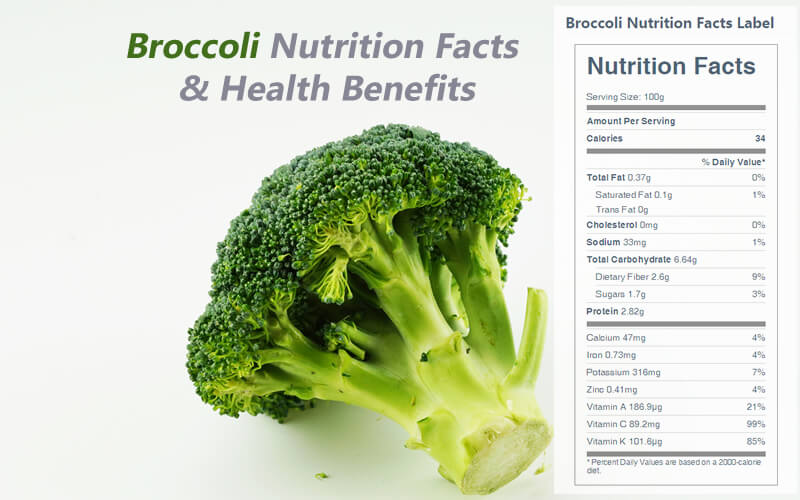 Broccoli Nutrition Facts & Health Benefits-CookingEggs