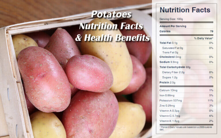 Potatoes Nutrition Facts & Health Benefits - CookingEggs