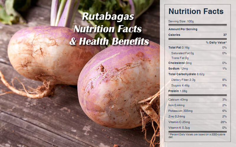 Rutabagas Nutrition Facts & Health Benefits