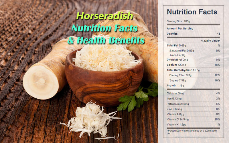 Horseradish Nutrition Facts and Health Benefits