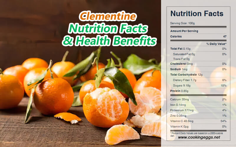 Clementines Nutrition Facts & Health Benefits-CookingEggs