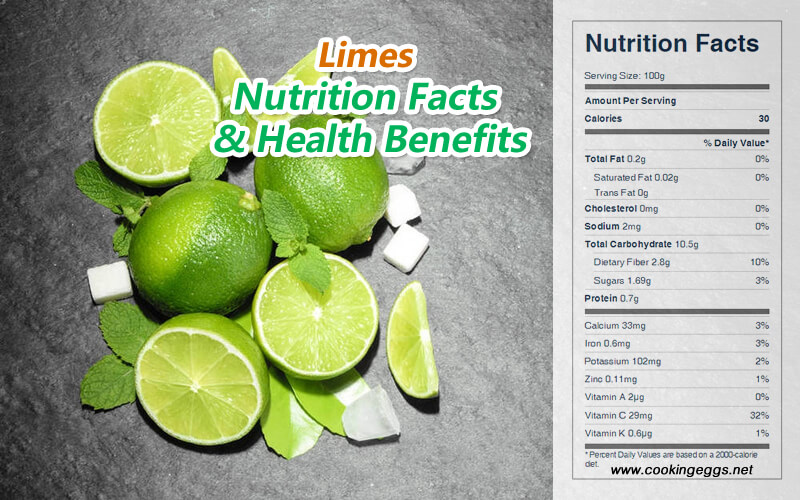 Lime Nutrition Facts and Health Benefits-CookingEggs