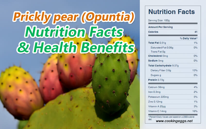 Prickly pear (Opuntia) Nutrition Facts & Health Benefits-CookingEggs