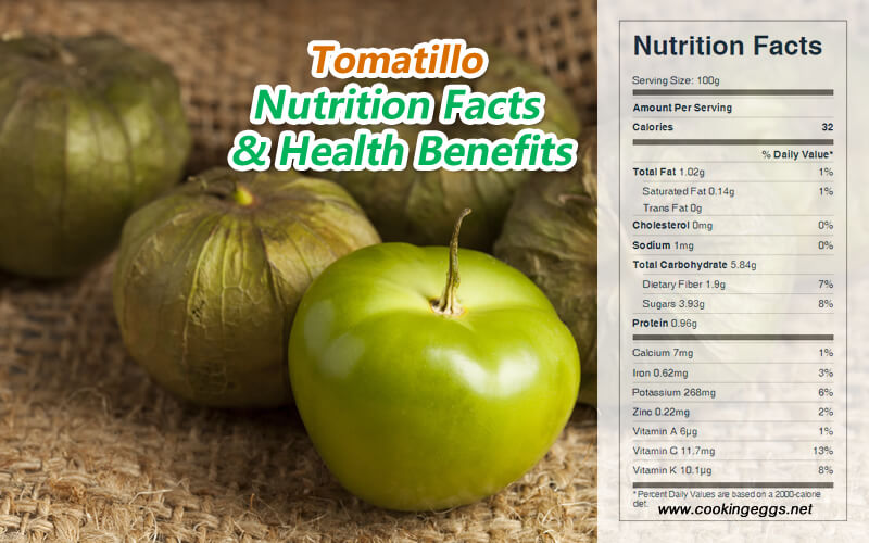 Tomatillo Nutrition Facts and Health Benefits-CookingEggs