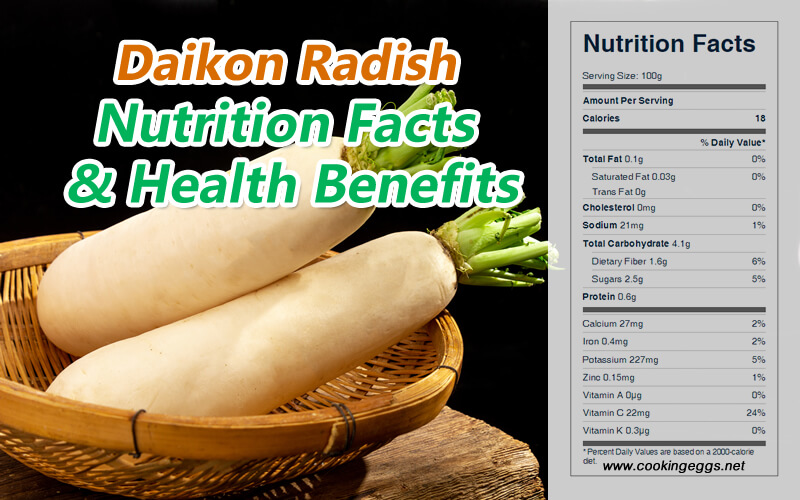 Daikon Radish Nutrition Facts and Health Benefits-CookingEggs