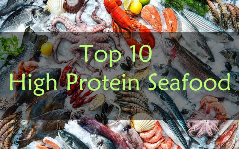 Top 10 High Protein Seafood Chart List